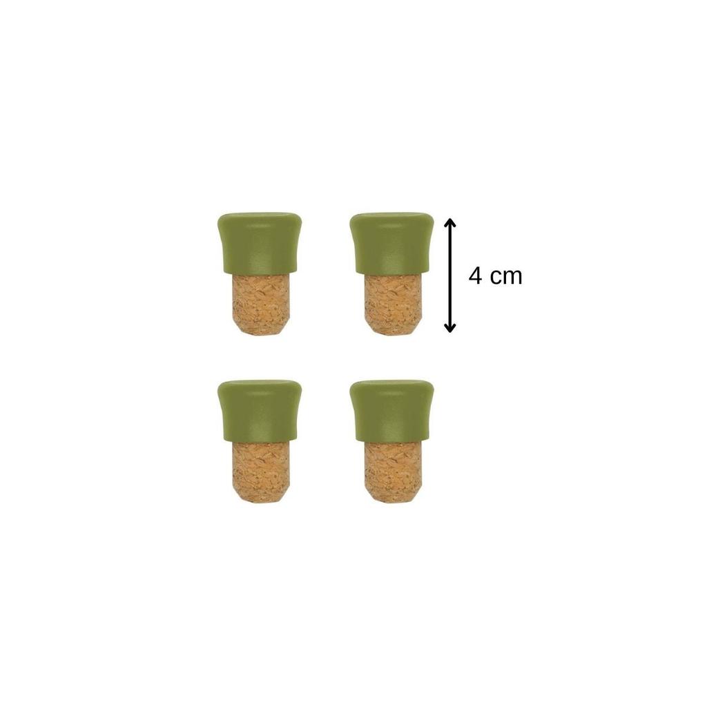 Набор из 4 пробок Fackelmann Range Zero ref. 687074