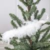 Realistic Christmas Simulation Peacocks Cartoon Not Fade Christmas Feathered Birds Hangable White Christmas Tree Decoration