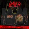 Худи с принтом Slayer Seasons in The Abyss Пуловер Мужской Женский Оверсайз Y2k Флисовая Толстовка Американская Death Metal Группа Женская Мужская Одежда
