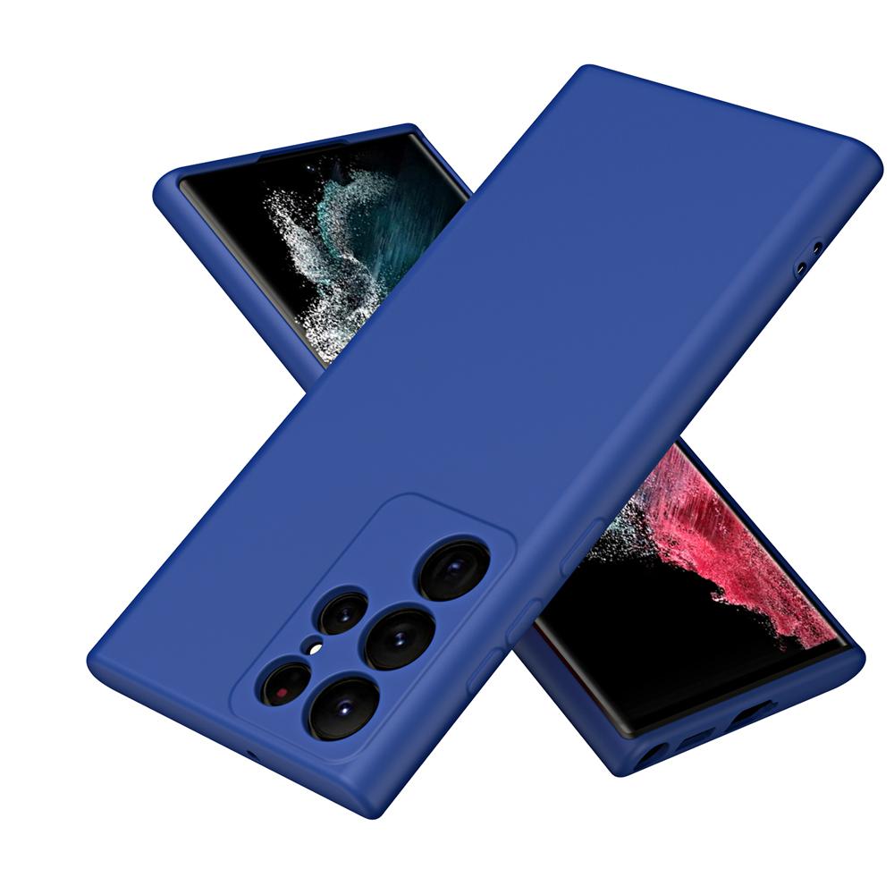 Защитный жидкий силиконовый чехол с мелкими отверстиями для Samsung S24 Ultra S21 S22 S23 FE S24 Plus, силиконовый чехол для Galaxy S24 Ultra