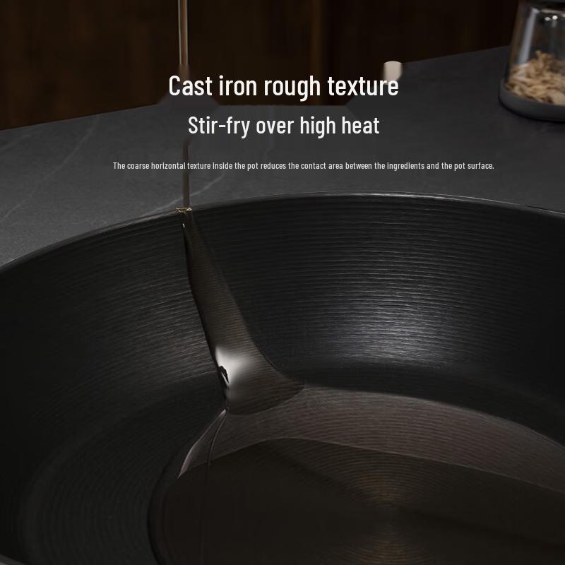 KOBACH 28cm Uncoated Cast Iron Frying Pan