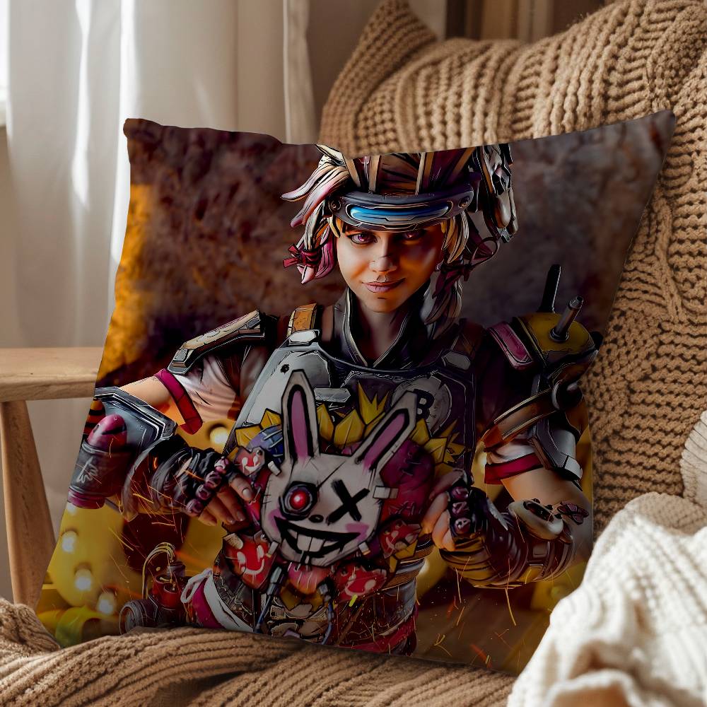 game Rogue Borderlands CSH Pillow Case Pillow Case Living Room Sofa Cushion Cover Suitable For Home Bedroom Room Decoration