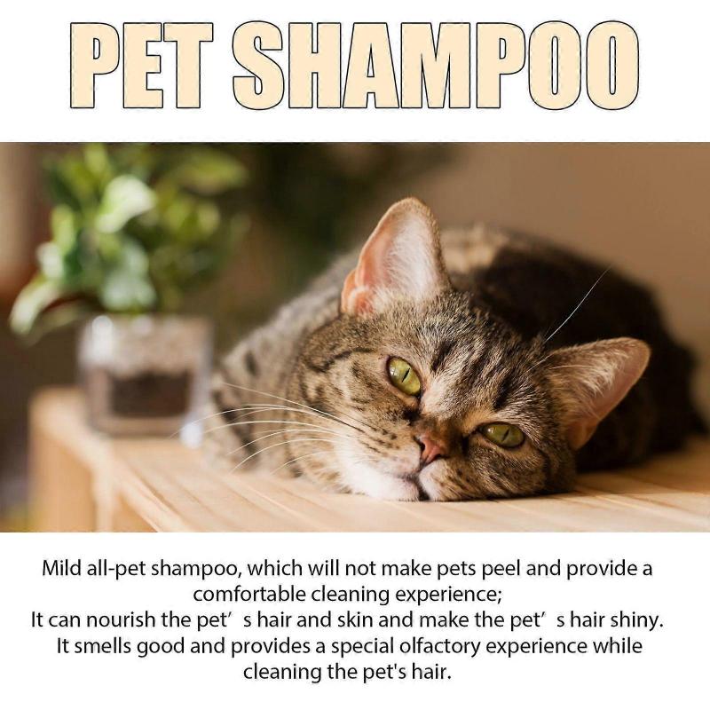 Pet Shampoo - Dog Shampoo and Coat Wash for Hydrating, Cleansing and Adding Shine - Pet Supplies - 300ml