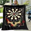 Sports Dart Target Printing Blanket Warming Warm Pretty Flannel Soft Comfortable Home Travel Blanket