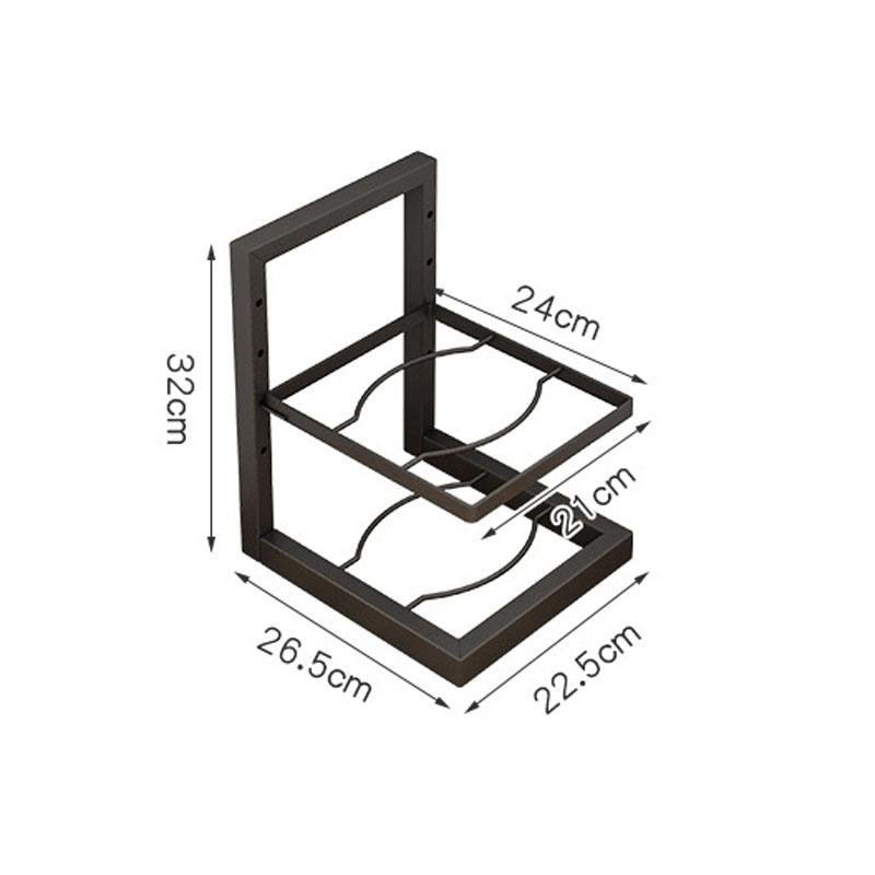 Регулируемый органайзер для кастрюль, кухонная стойка для хранения кастрюль из нержавеющей стали, многоярусный бытовой органайзер для кастрюль и сковородок для кухни