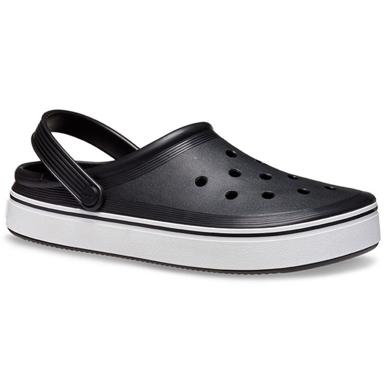 Crocs Кроксы Off Court Черный/Белый Унисекс 208371-001