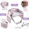 Car Tray Table for Kids Cars Seat Travel Tray Portable Drawing Board Play Pallet Cars Seat Detachable Lap Trays Carseat Table Trays for Kids in Car