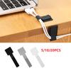 Reusable Zip Ties Secure Cord Storage Device Fixed Device Self-adhesive Data Cable Storage Velcro Desktop Cable Management Strap