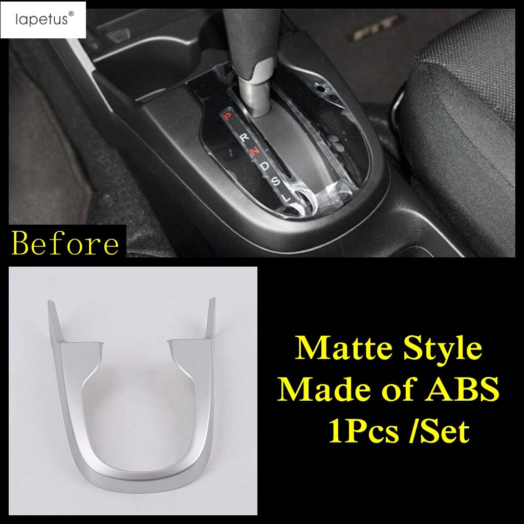 Dashboard Air AC Outlet Vent Frame / Window Lift / Gear Shift Cover Trim ABS Interior Accessories For Honda FIT Jazz 2014 -
