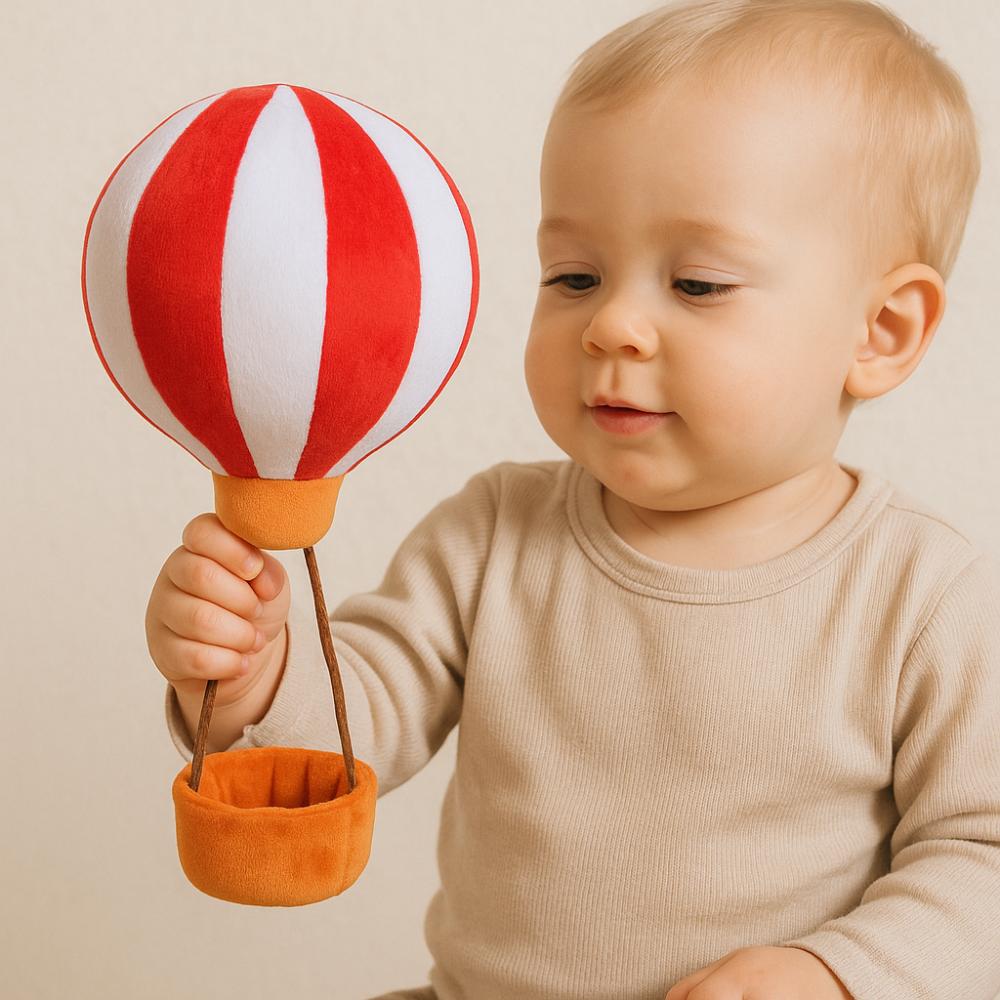 PP Cotton Colorful Hot Air Balloon Toy Lifelike Stuffed Air Balloon Doll  Home Decor