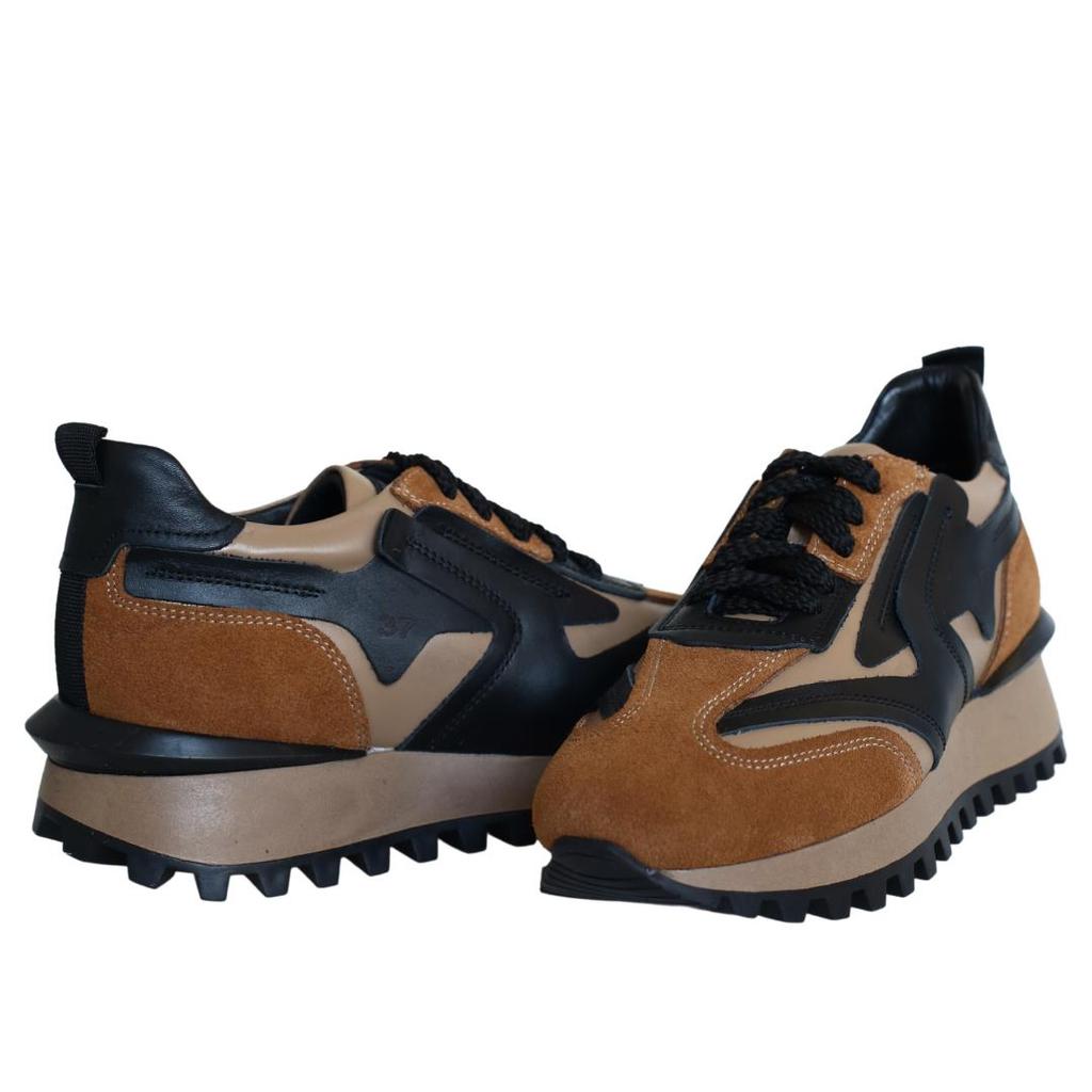 Повседневное использование спортивной подошвы из натуральной кожи особого дизайна женской обуви