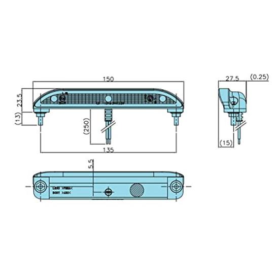 JB ECE сертифицированный светодиодный фонарь номерного знака LSL 1014 AV 9893344, совместимый с 12В/24В,