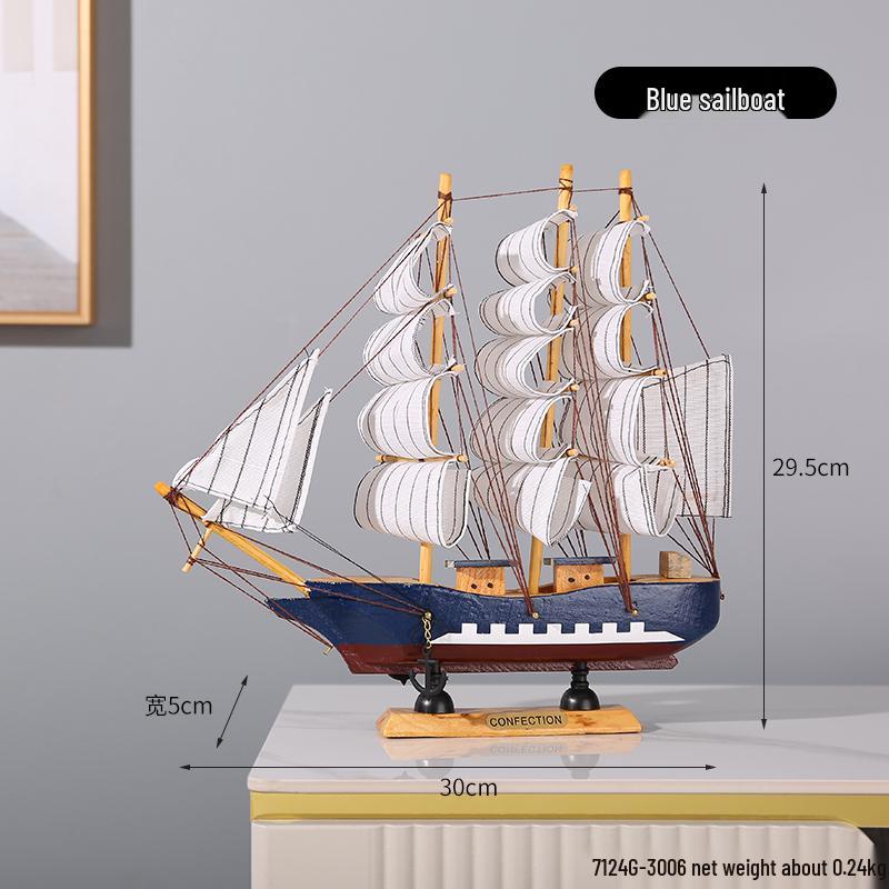 Орнамент Парусная лодка - Модель для украшения дома или офиса