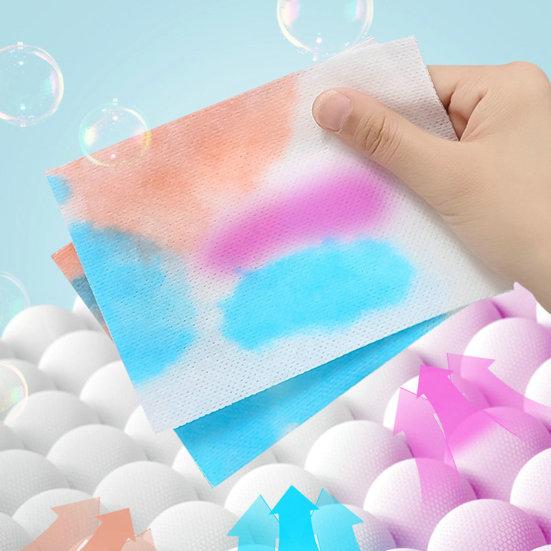 50 шт., бумага для стирки одежды, анти-пятна, впитывающая цветная пленка, препятствующая смешиванию цветов