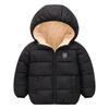 И Зимняя Детская Хлопковая Куртка Маленькая и Средняя Детская Стеганая Хлопковая Куртка с Капюшоном