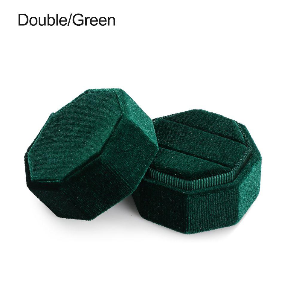 Высококачественная изысканная свадебная шкатулка для хранения колец со съемной крышкой, бархатная шкатулка для хранения ювелирных изделий