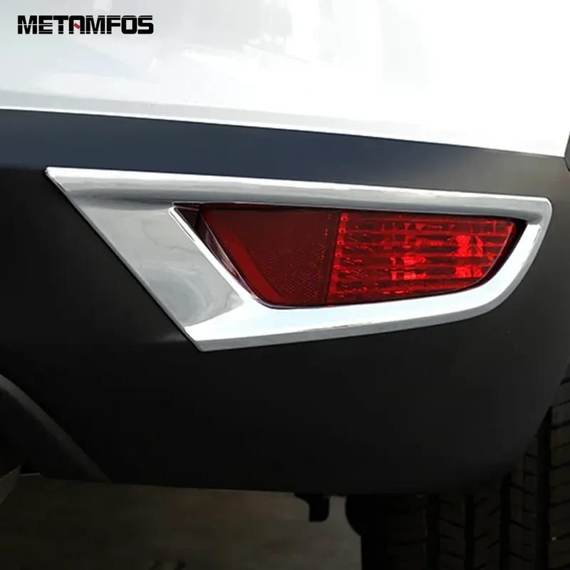 Для Mazda CX3 CX-3 2014- 2024 2025 Хромированная накладка на задний противотуманный фонарь Рамка противотуманной фары Защитная накладка Аксессуары Стайлинг автомобиля