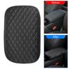 New Leather Waterproof Car Armrest Pad Arm Rest Cover Cushion Case Console Box Mat