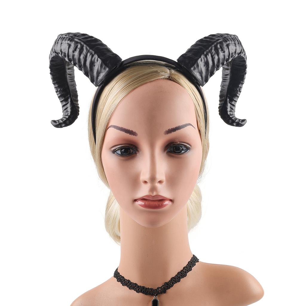 Halloween Devil Dress Up Headband Goat Horns Headband Headband Party Prom Party Characters Decorative Props