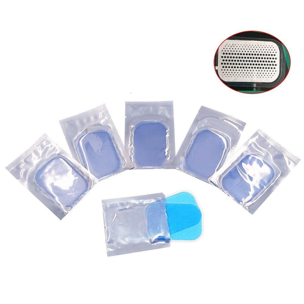 10Pcs Trainer Gel Patch EMS Trainer Gel Electrode Stickers Abdominal Gel Stickers Abdomen Muscle