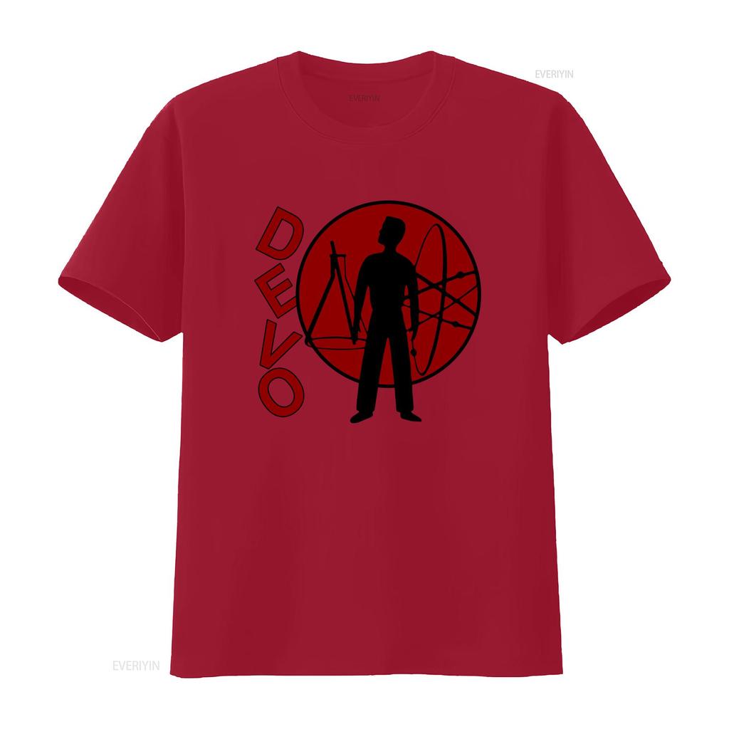 Devo Band T Shirt Cotton All Sizes Retro Rock Music Design vintage Washed homme graphic Top For Everyday Wear Slightly