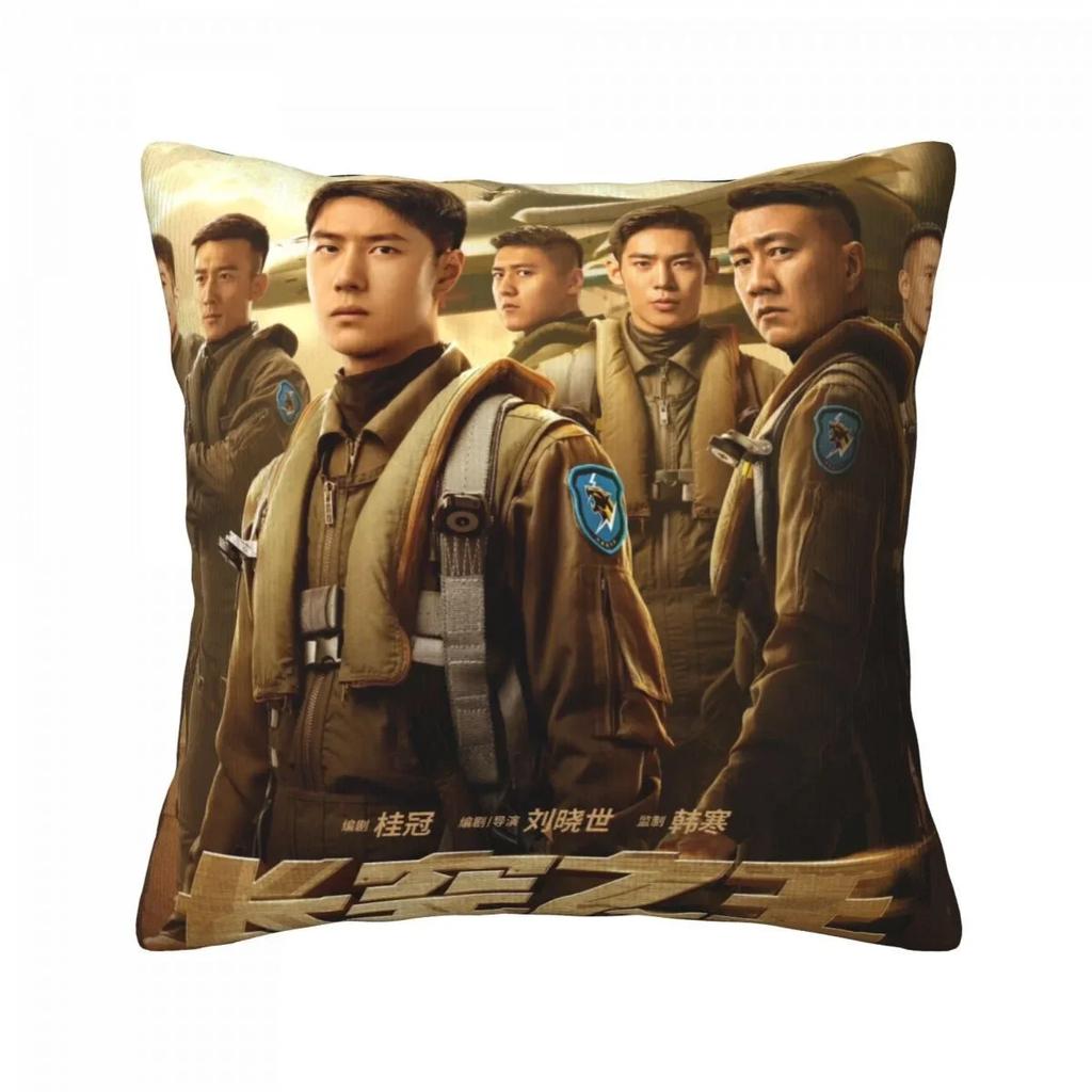 Ван Ибо Ибо Постер Двусторонняя наволочка с принтом Китайский фильм Рожденный летать Лей Ю Кадры из драмы Домашний декор для автомобиля Наволочка для подушки