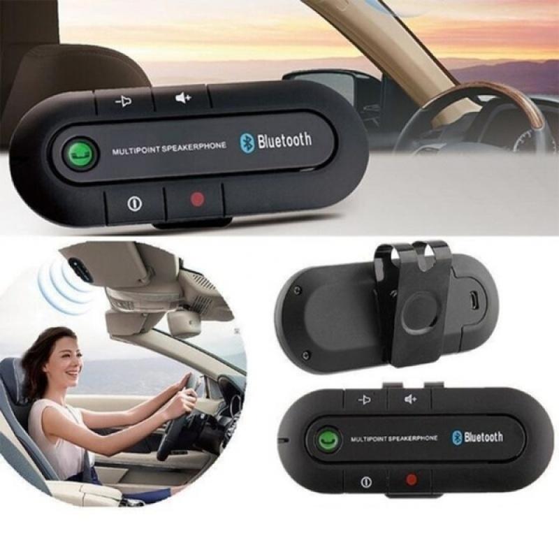 Автомобильный комплект громкой связи Bluetooth Беспроводной адаптер Bluetooth Приемник Громкая связь MP3-плеер с автомобильным солнцезащитным козырьком Зажим Автоаксессуары Автомобильный Bluetooth