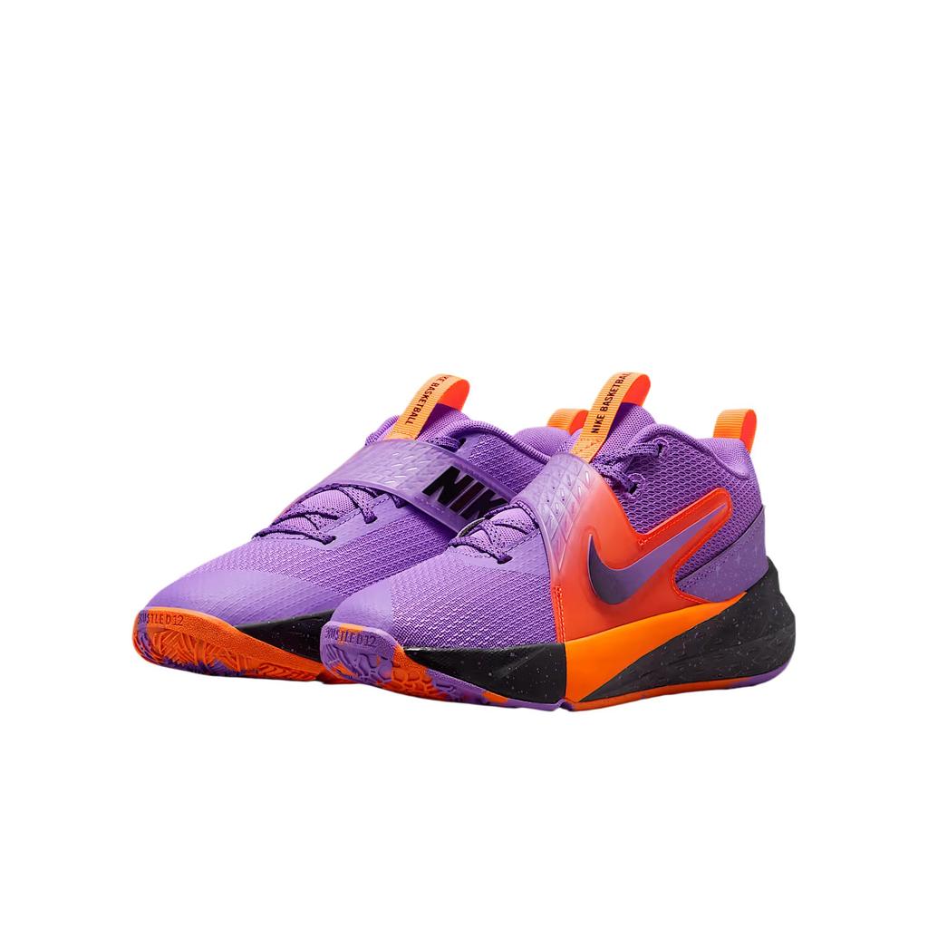 Nike Кроссовки для баскетбола Team Hustle D 12, дышащие, сетчатые, низкие, унисекс IO9848-500