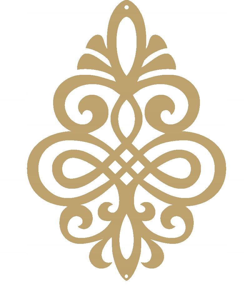 Pendant decoration openwork decoration Z1 beige