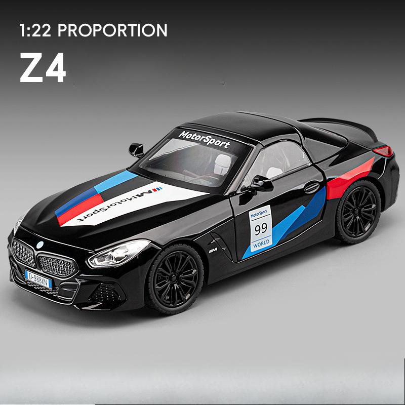 1/22 BMW Z4 Coupe Convertible Supercar Alloy Car Model Collection Miniature Voiture Diecast Toy Vehicle Children Boyfriend Gift