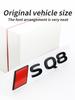 Подходит для AUDI SQ8 SQ7 SQ6 A3 A5 S5 S3 S6 RSQ8 etron sportback модификация логотипа буквенно-цифровая декоративная наклейка задний значок