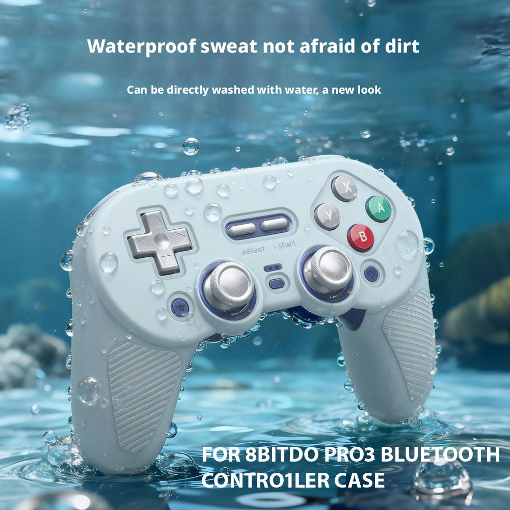 Silicone Gaming Controller Case Shockproof Anti-Scratch Console Protective Cover Dustproof For 8BitDo Pro 3 Bluetooth Controller