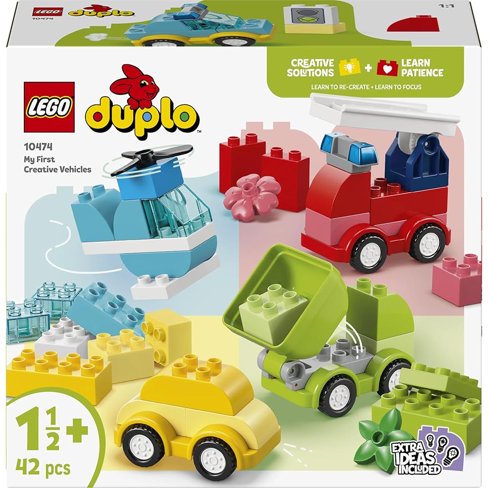 LEGO DUPLO My First Vehicles Building Set Educational Toy for Kids Ages 1.5 to 3 10474