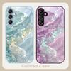 Текучее Золото Черное Для Samsung Galaxy A01 A02 A03 Core A04 A14 4G A13 54 34 31 20 25 23 22 5G S21 Ultra S20 Стеклянный Чехол для Телефона