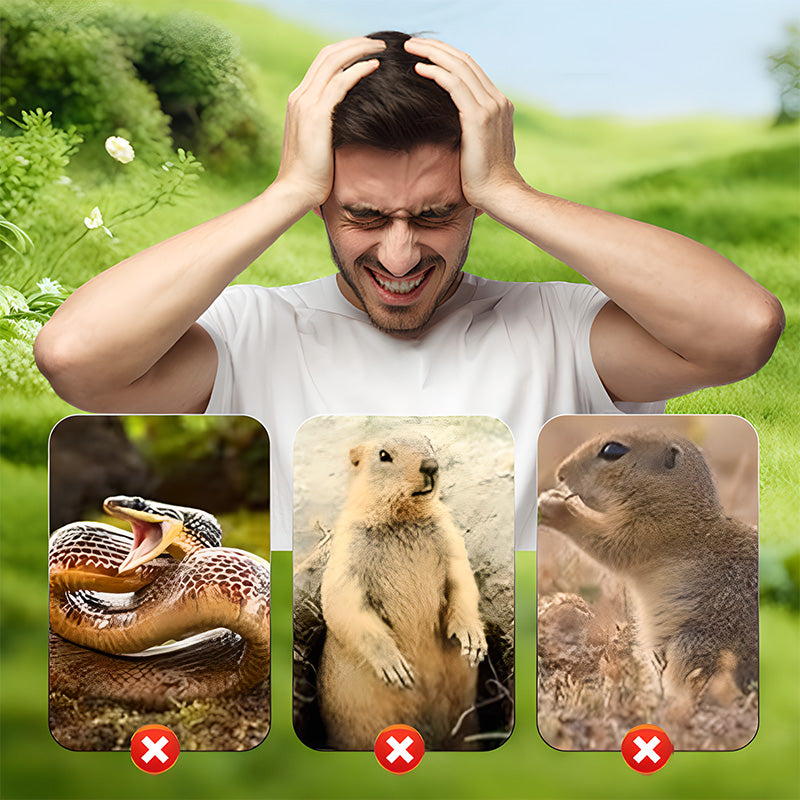 Солнечный отпугиватель кротов Многофункциональный отпугиватель в форме винта Вибрационный отпугиватель сусликов для изгнания кротов, сусликов, змей, полевок