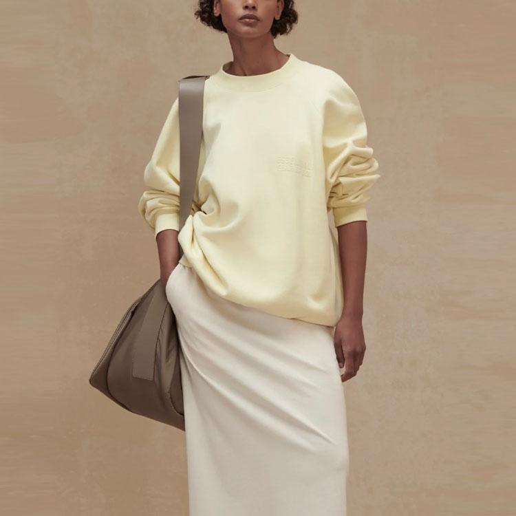 Fear of God Essentials FW22 Круглый вырез 'Canary' Унисекс FOG-FW22-727