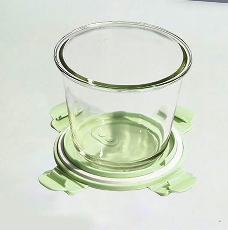 Овсянка на ночь в кружке, Стеклянная кружка для завтрака, Портативная с крышкой, Можно использовать в микроволновой печи, Миска для фруктового салата, Чашки для супа и йогурта