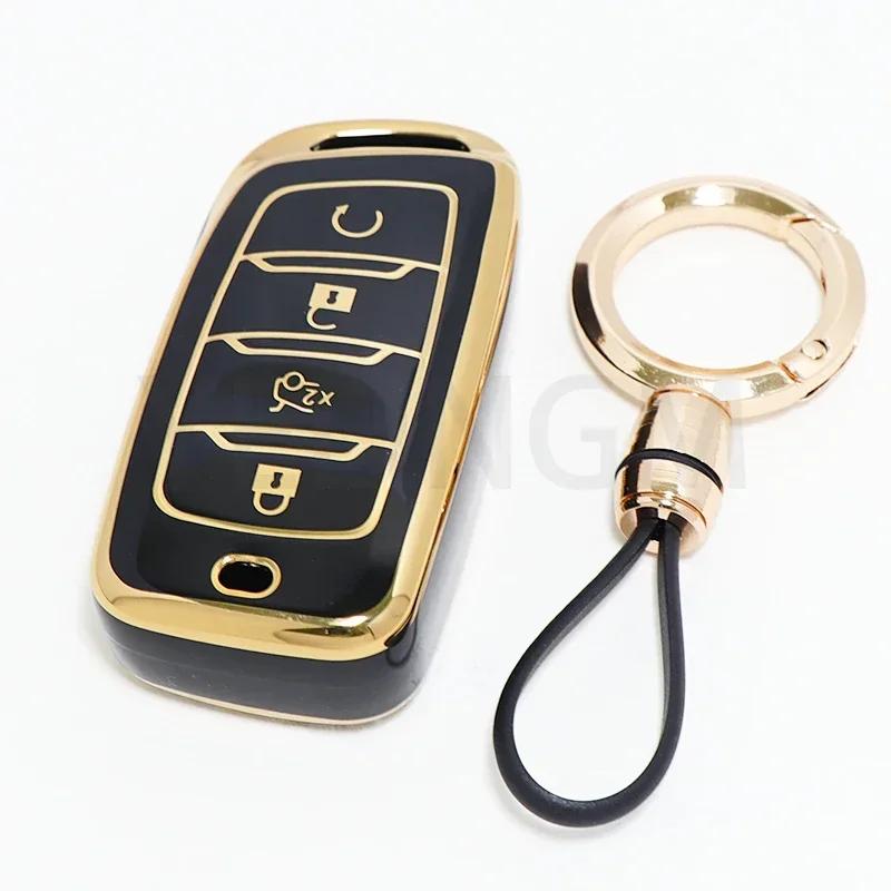 Чехол из ТПУ для ключа автомобиля, держатель-протектор для ключа-брелока для Changan CS85 CS35 Plus CS25 CS95 CS85 Coupe, защитная крышка для ключа