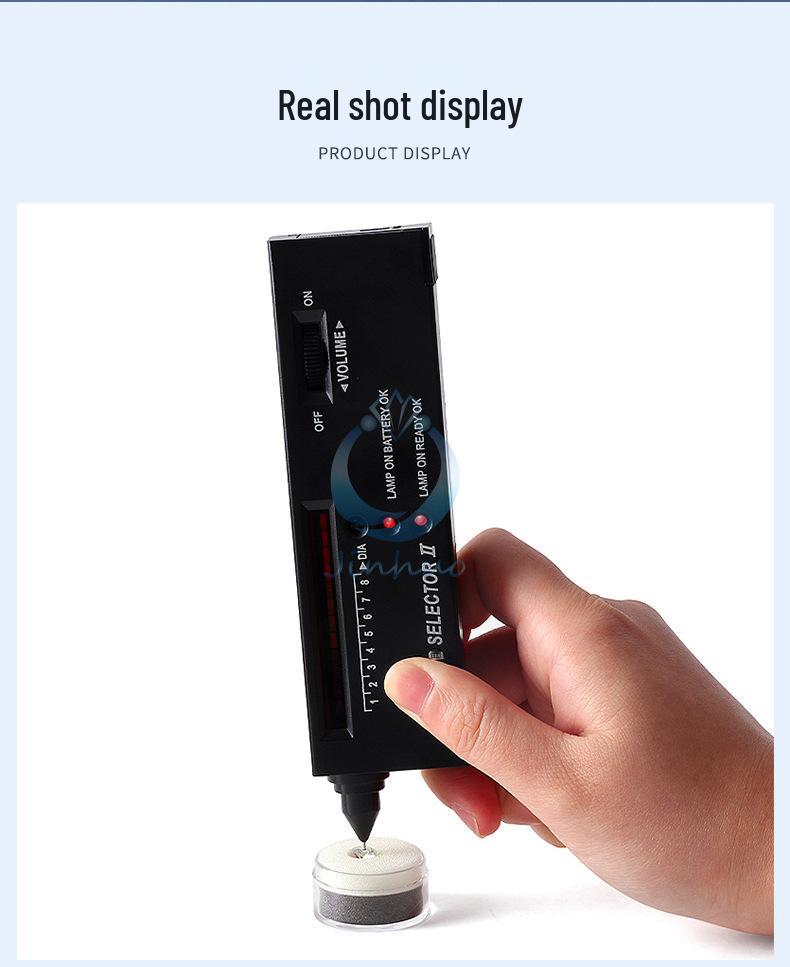 Ручка для обнаружения бриллиантов и нефрита: Тестер теплопроводности и твердости второго поколения для проверки подлинности драгоценных камней.