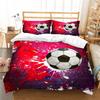 Пододеяльник Наволочка Комплект из трех предметов Футбольная серия 3D цифровая печать Полиэстер
