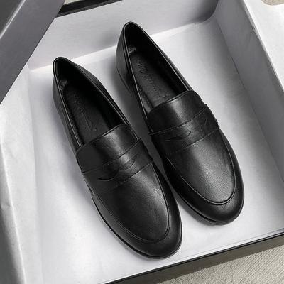 Лоферы на плоской подошве, женская мягкая кожа, модный дизайн в стиле ретро, ​​женская обувь для девочек, новая весенняя повседневная обувь для прогулок, женская обувь