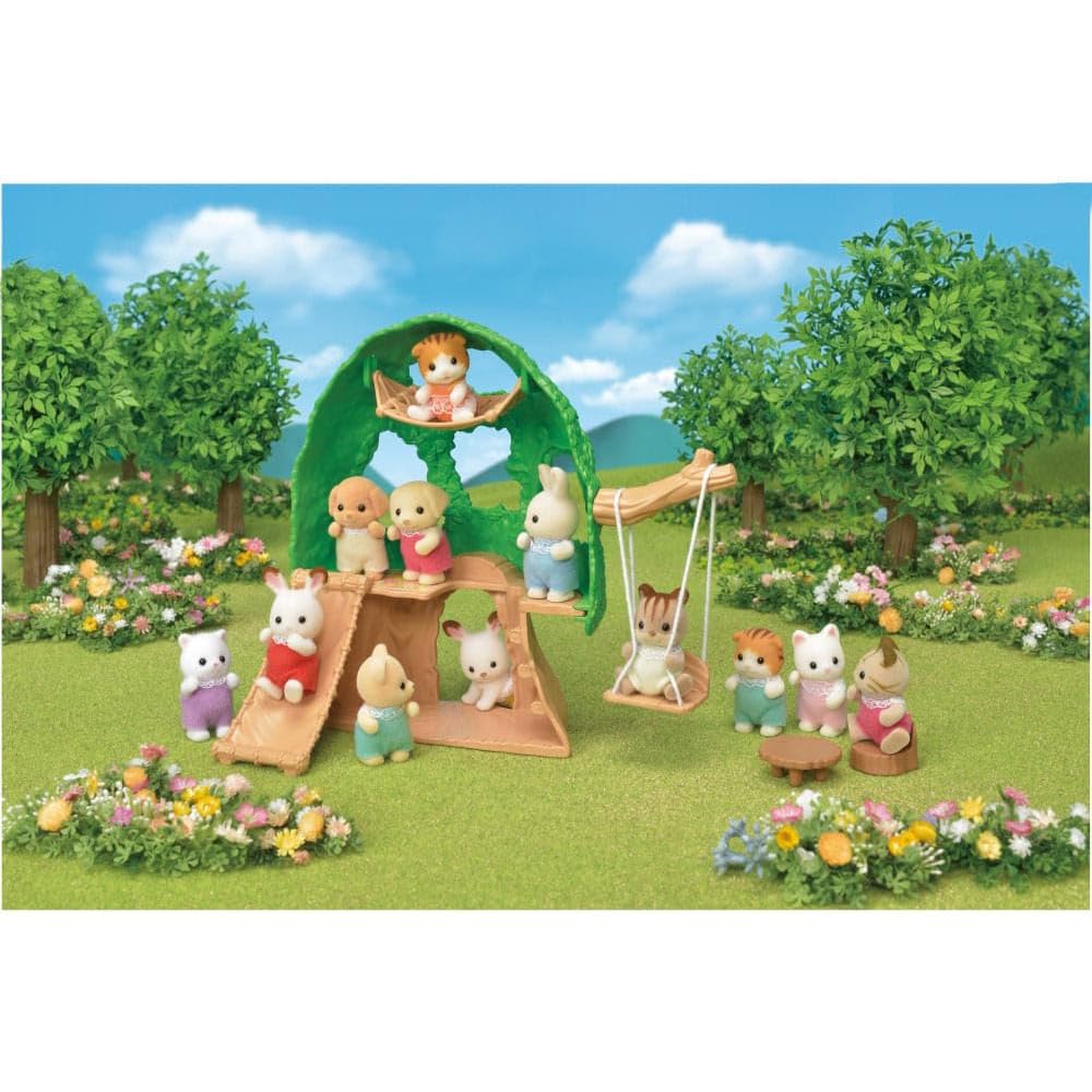 Sylvanian Families EPOCH Preschool Playset Cute Wooden Room Set S-63 ST Mark Certified Toy Dollhouse for Ages 3 and Up