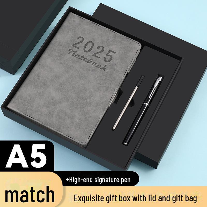 Премиум-блокнот для студентов и бизнесменов формата A5 2025 г. — настраиваемый логотип, толстые страницы, ежедневник формата A4