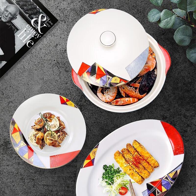 Picasso 'Dora' 22-Piece Chinese Dinnerware Set
