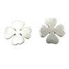 [P8213] - Handmade Silver 'Clover' Earrings - 10x10 Mm