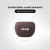 Car Logo Car Neck Pillow & Back Support Cushion Comfortable For Jeep Wrangler JK Gladiator Renegade Grand Cherokee Valve Stem LVCZN1