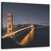Canvas Print Bridge At Sunset