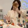 Sleepwear Set Thickened Warm Cute Sweet Cardigan Home Clothes for Women