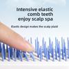 Волшебная телескопическая расческа для волос для очищения кожи головы, антистатическая и нежная в использовании дома