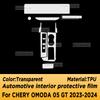 For CHERY OMODA 05 GT  2024 Panel Navigation Screen Automotive Interior TPU Protective Film Anti-Scratch Accessorie